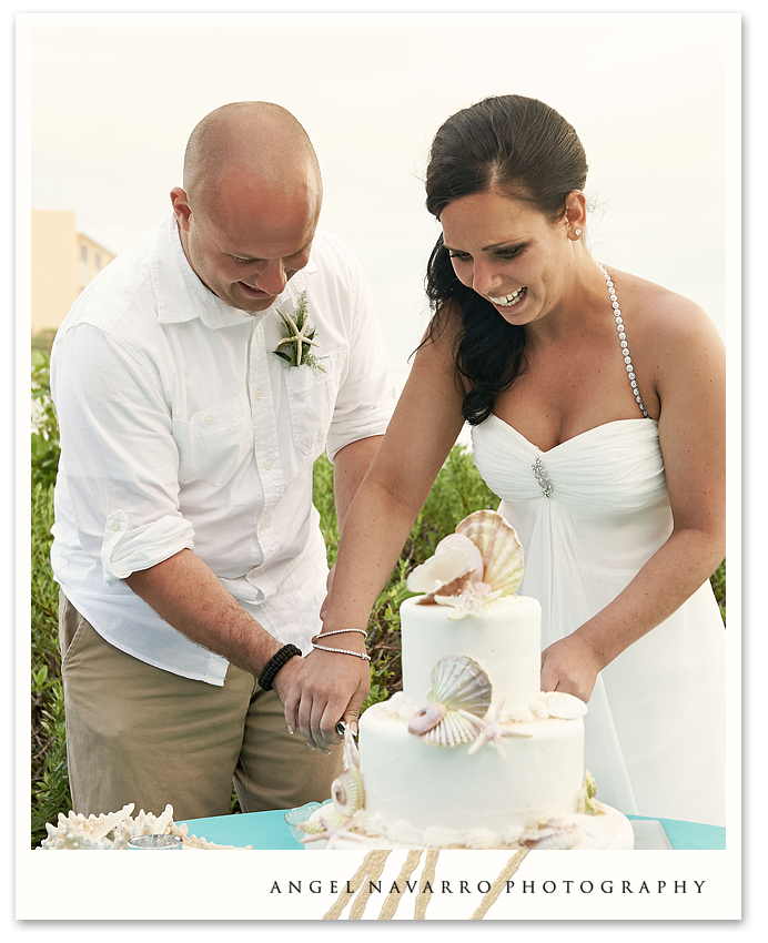 Cutting of the Cake at Wedding