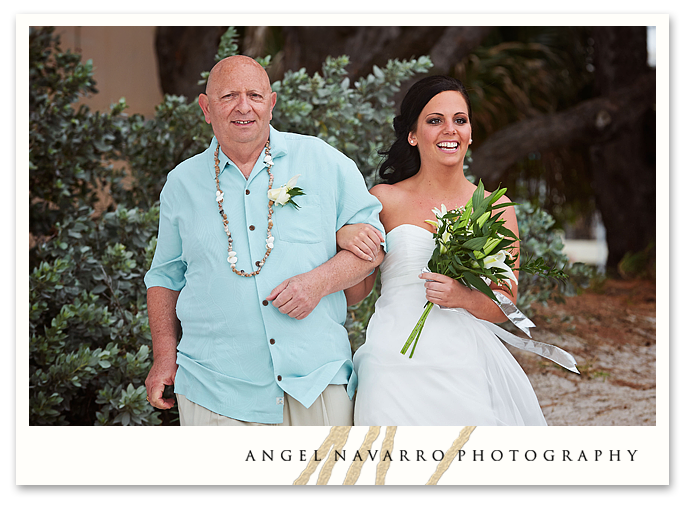 Father and Bride Altar Walk