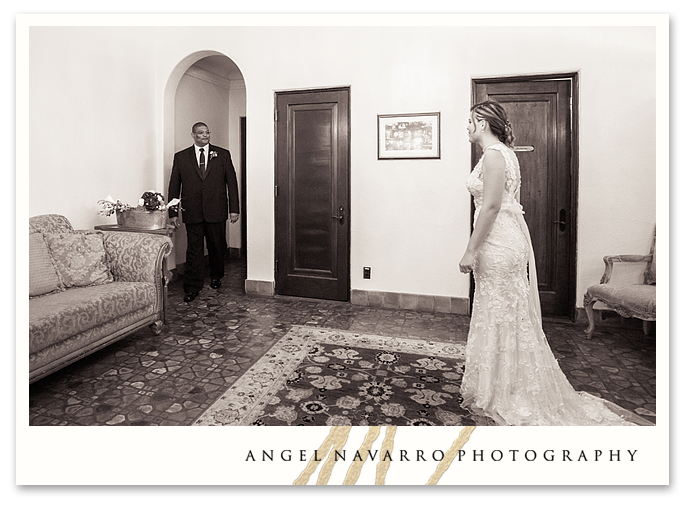 Father Visits Bride in Bridal Chamber