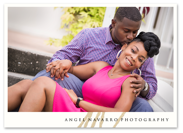 Kiss Beautiful Pink Dress Couple Phillippi Estate Park