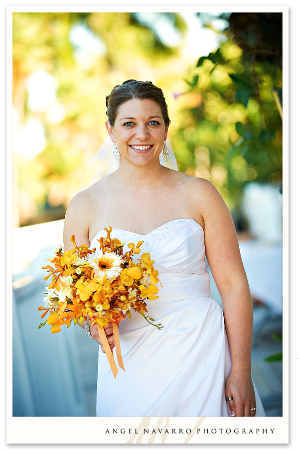 Emotional-Bride-Wedding-Ceremony Bride ready for alter walk.