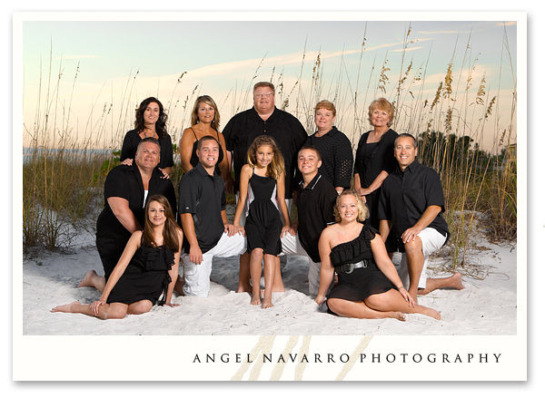 family beach portraits above a great looking family during a recent ...