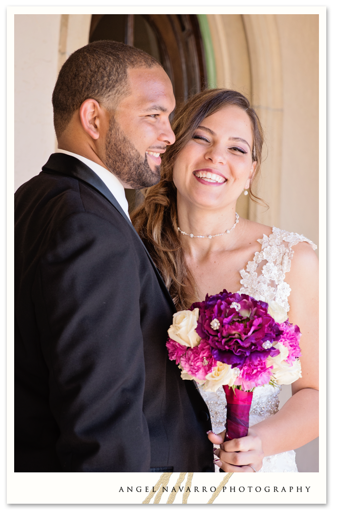 Wedding Portrait Having Fun