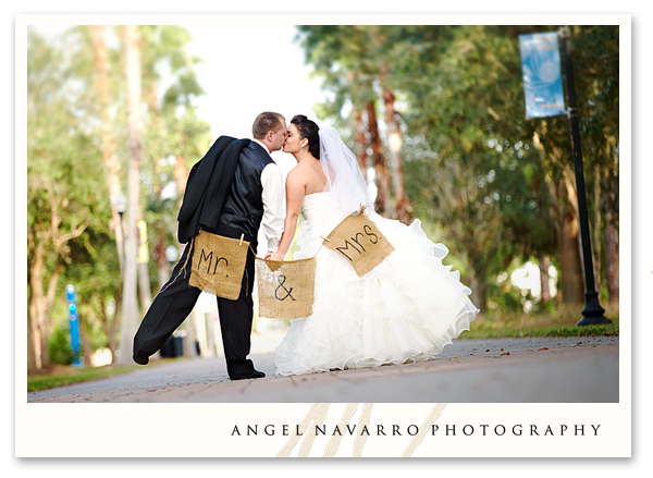 Funny Sign Bride and Groom Sarasota