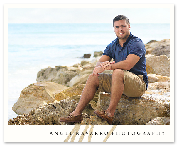 Amazing High School Senior Beach Portrait