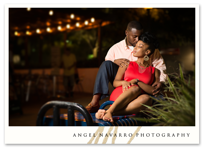 Relaxed Sarasota World of Beer Love Engagement Session