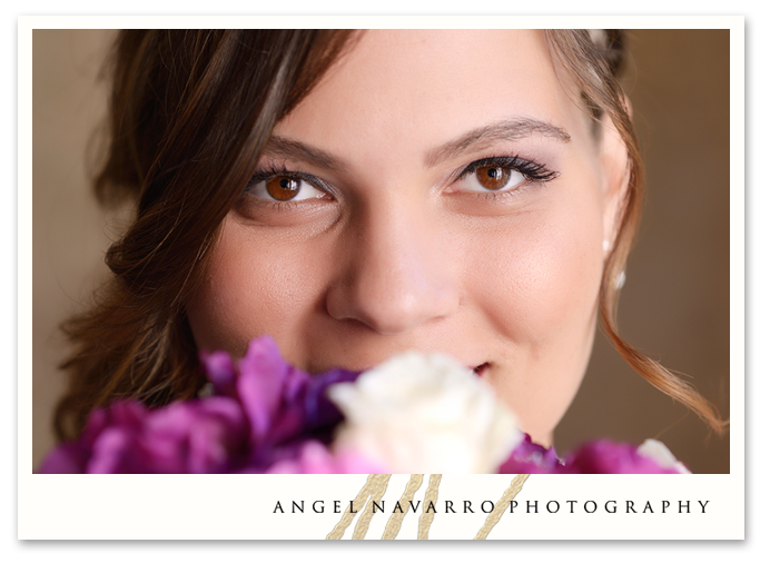 Close-up of Bride