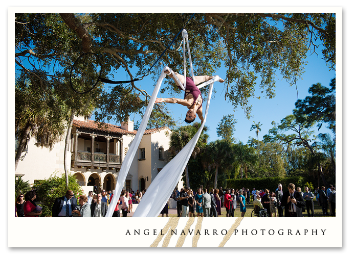 Female Wedding Acrobat