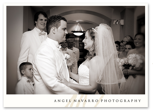 Bride and Groom at the Altar