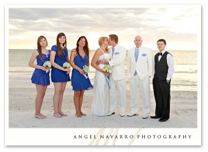 Beach Wedding Bridal Party