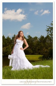 bride photography outdoor country setting