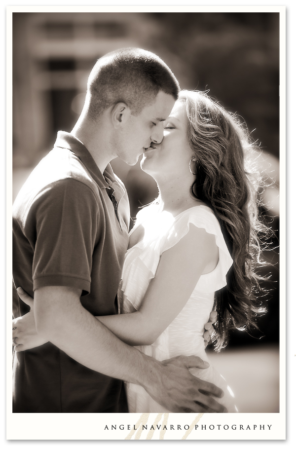 Flowing hair and romance captured.