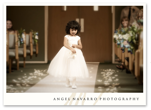 Photo of flower girl.