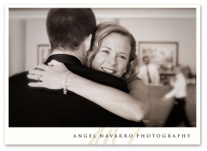 Groom dancing with his mother.