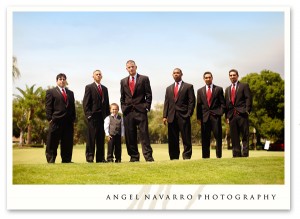 The groom and his groomsmen.