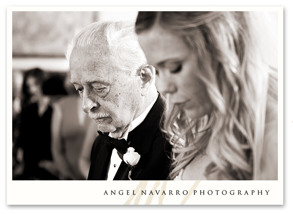 Father of the bride - ceremony, wedding, Sarasota, Florida