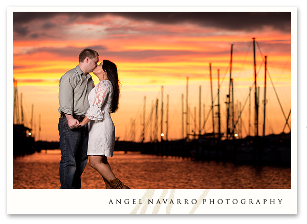 Sunset Engagement Pictures for Bradenton and Sarasota