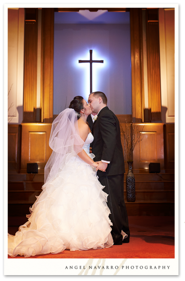 The Altar Kiss of a Bradenton Wedding